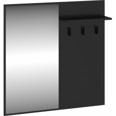 Spogulis ar drēbju pakaramo BOSS-19 L, Melns